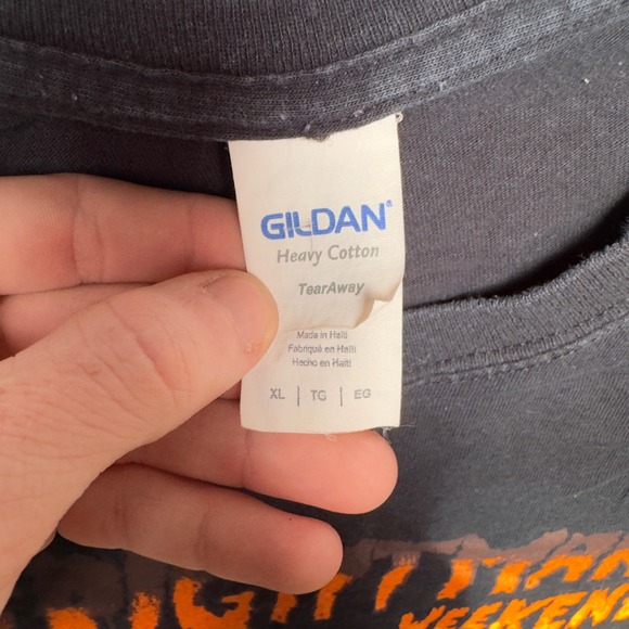 Texas Nightmare Weekend 2017 Graphic T-Shirt Horror Vampire Werewolf XL Black - Picture 2 of 5